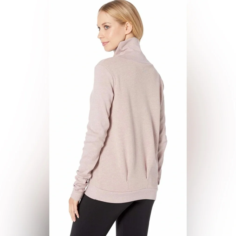 Alo Yoga Clarity Long Sleeve in Smoky Quartz Heather Size XS Athleisure Sweater